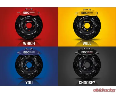 EBC Brakes Black Racing 6-Piston Apollo Big Brake Kit BMW M3 E46 2000-2006 - BBK045BLK-1